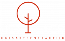 Het Laer logo wit rood